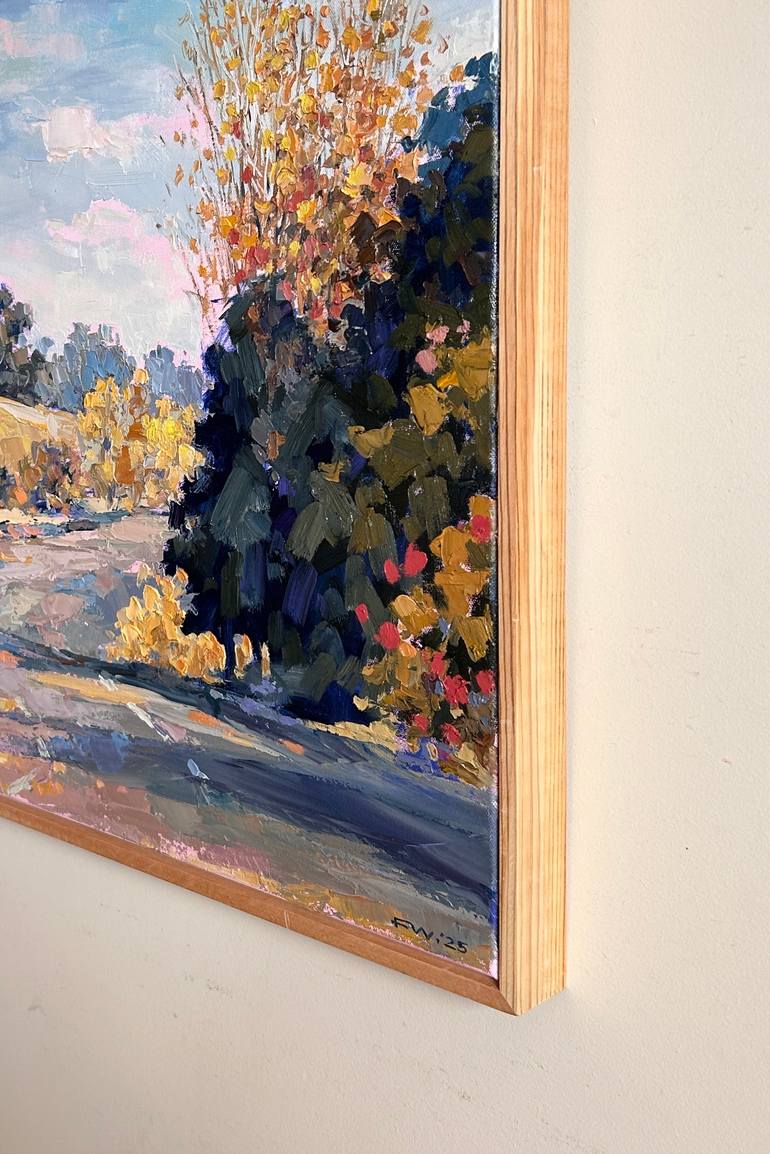 Original Expressionism Landscape Painting by Fangmin Wu