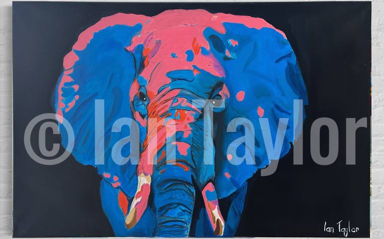 Original Abstract Expressionism Animal Paintings by Ian Taylor