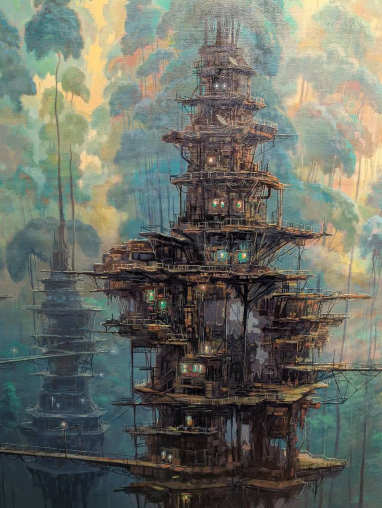 Original Realism Fantasy Painting by Pavel Fedorov