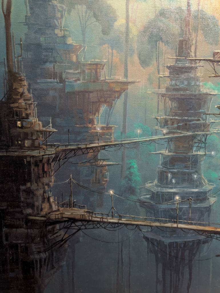 Original Realism Fantasy Painting by Pavel Fedorov