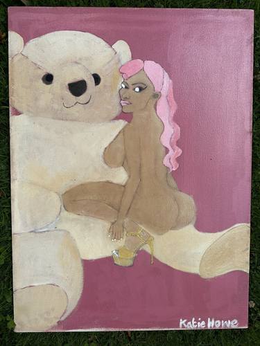 Original Color Field Painting Nude Paintings by Katie Howe