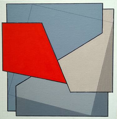 Original Abstract Geometric Paintings by John van Brakel