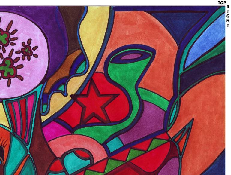 Original Abstract Expressionism Abstract Drawing by Gregory Acuna