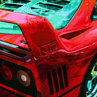 Original Digital Art Car Digital by Dale Hawthorn