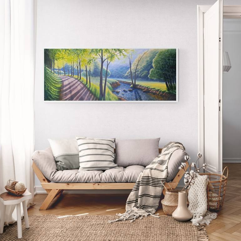 Original Impressionism Nature Painting by Tom Lüke