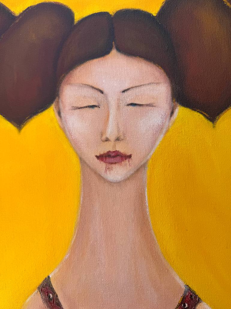Original Symbolism Fantasy Painting by Olga Kovalev