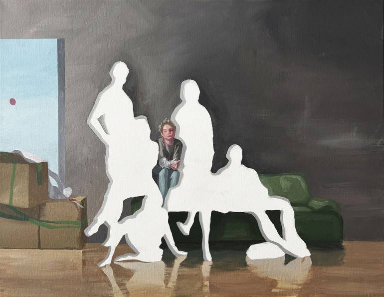 Original Minimalism People Paintings by Pq Haus