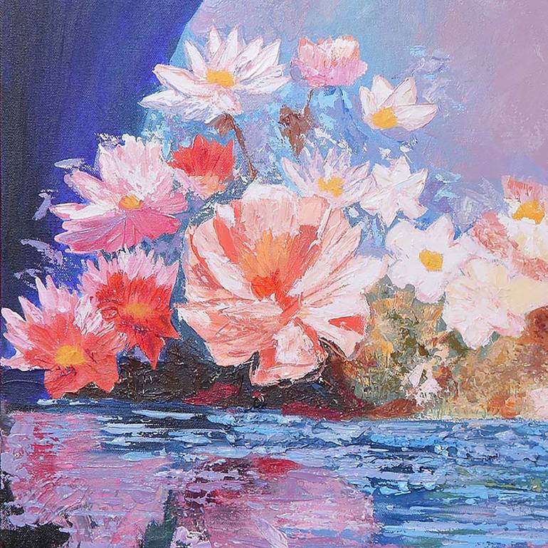 Original Abstract Nature Painting by Ravi Kumar