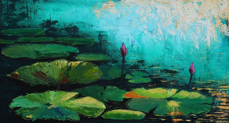 Original Abstract Nature Paintings by Ravi Kumar