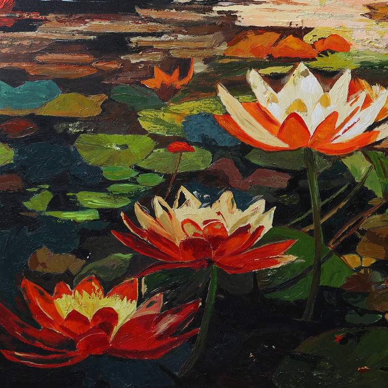 Original Abstract Nature Painting by Ravi Kumar