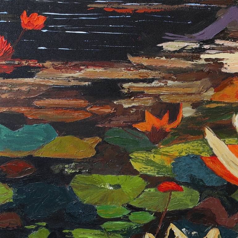 Original Abstract Nature Painting by Ravi Kumar