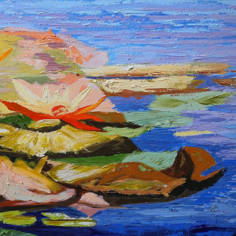 Original Abstract Nature Painting by Ravi Kumar