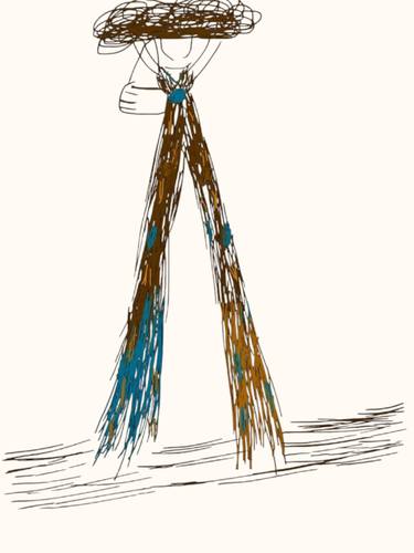 Original Abstract Expressionism Abstract Drawings by Nancy Mutua