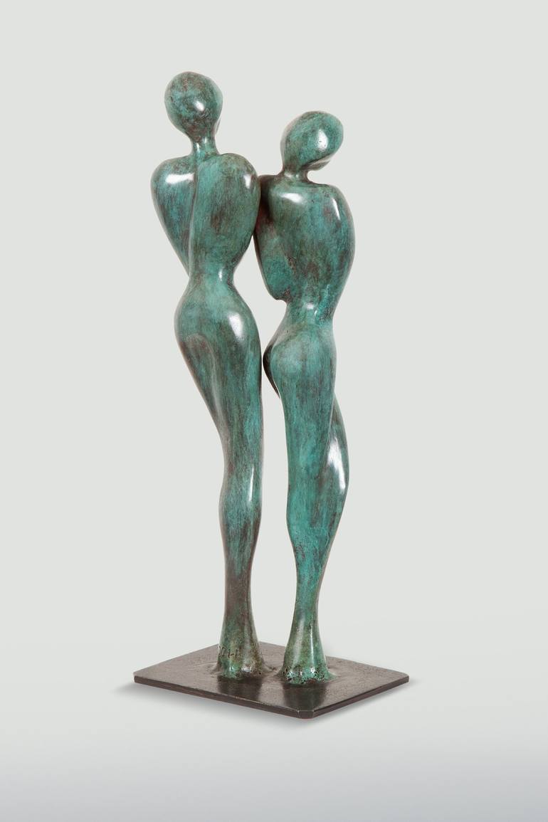 Original Contemporary Love Sculpture by Ousmane Dermé