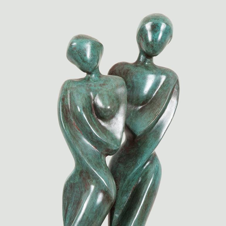 Original Contemporary Love Sculpture by Ousmane Dermé