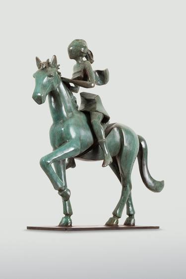 Original Contemporary Horse Sculpture by Ousmane Dermé