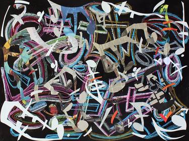 Original Abstract Music Paintings by Ligel Lambert