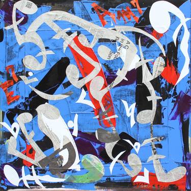 Original Abstract Music Paintings by Ligel Lambert