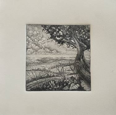 Original Realism Landscape Printmaking by Katy Luneva