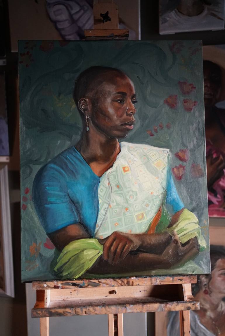 Original Realism Women Paintings by Amanda Auble
