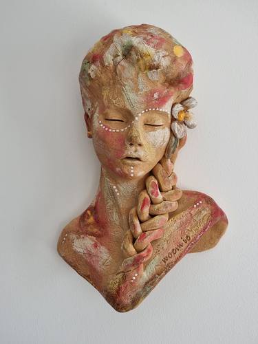 Original Figurative People Sculpture by Hilda Botha