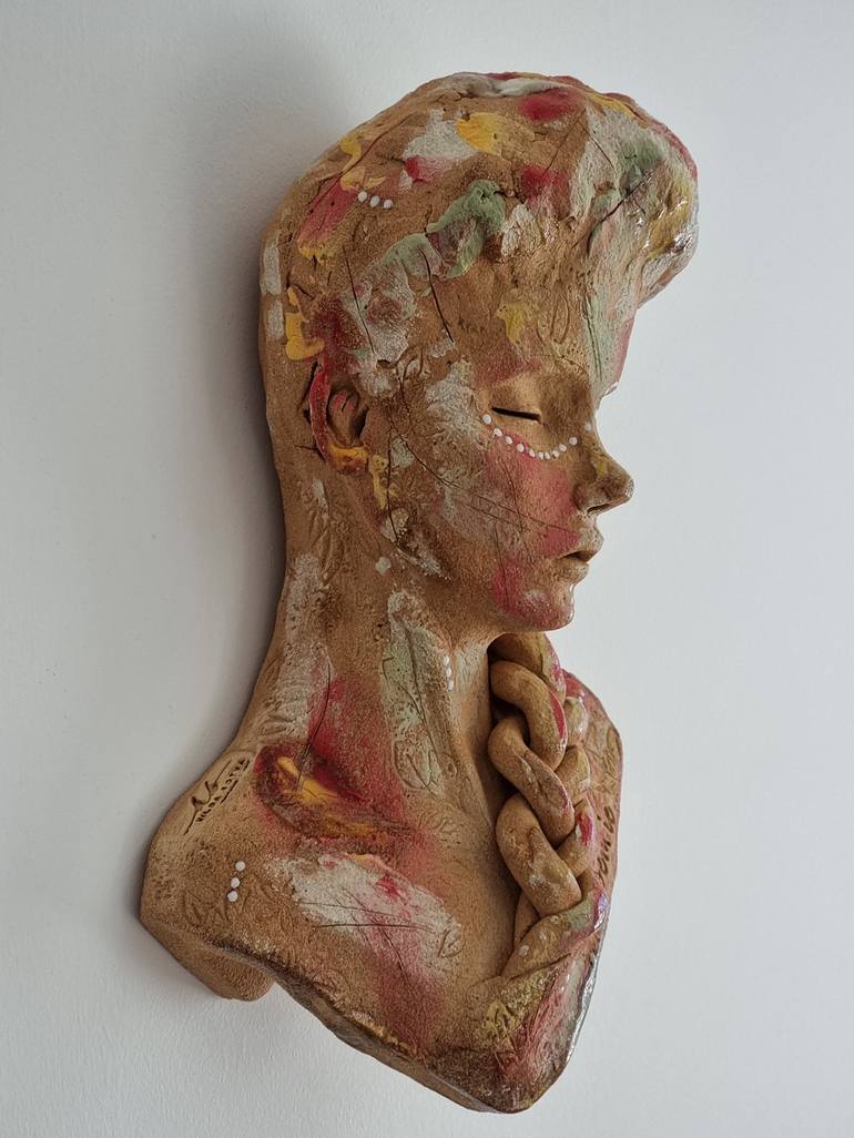 Original Figurative People Sculpture by Hilda Botha