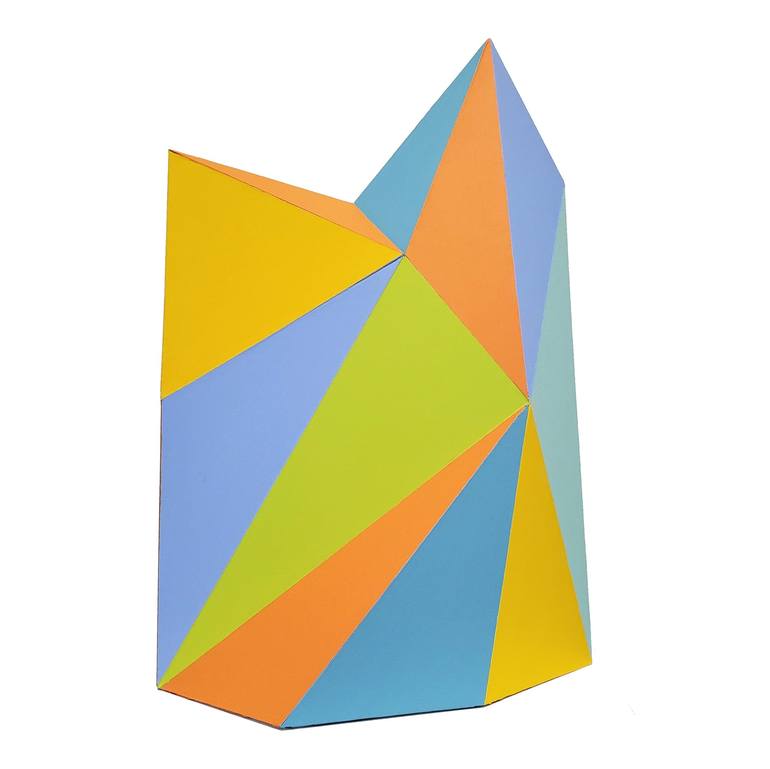 Print of Geometric Abstract Sculpture by Sassoon Kosian