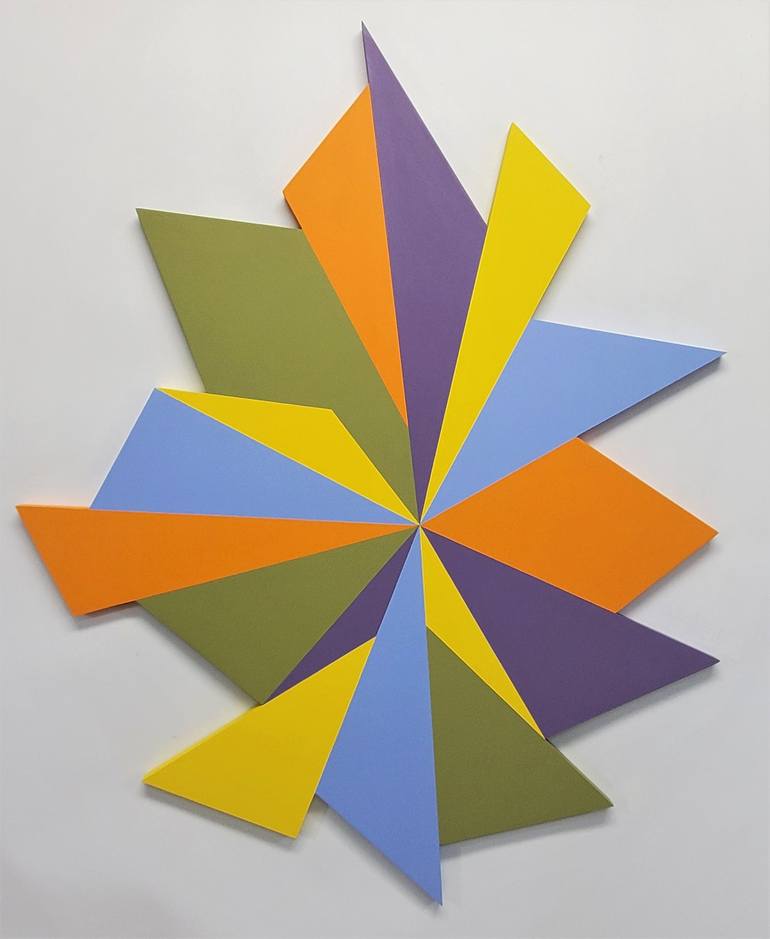 Original Abstract Wall Sculpture by Sassoon Kosian