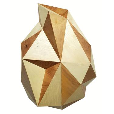 Original Geometric Abstract Sculpture by Sassoon Kosian