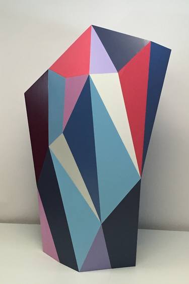 Print of Abstract Geometric Sculpture by Sassoon Kosian