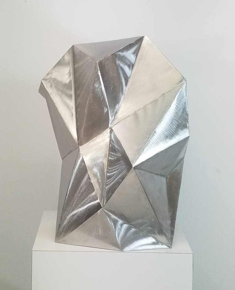 Original Abstract Geometric Sculpture by Sassoon Kosian