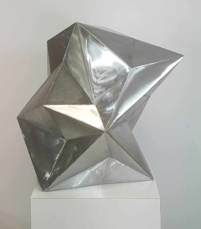 Original Abstract Geometric Sculpture by Sassoon Kosian