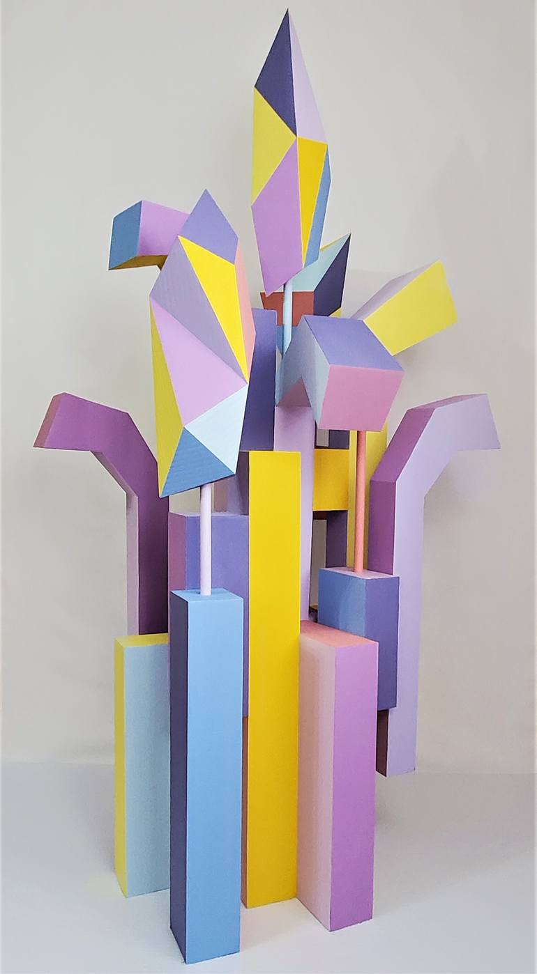 Original Abstract Architecture Sculpture by Sassoon Kosian