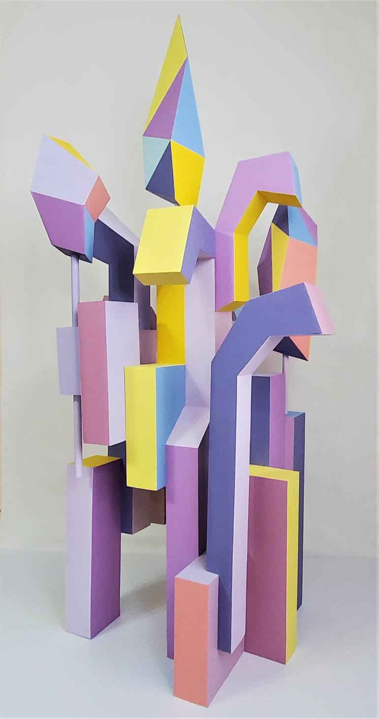 Original Abstract Architecture Sculpture by Sassoon Kosian