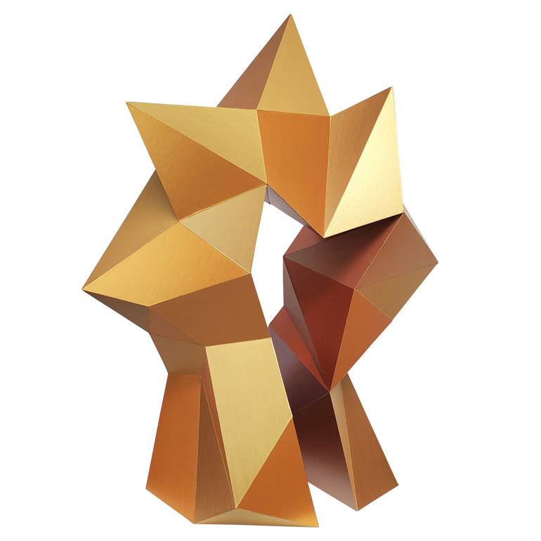 Print of Geometric Abstract Sculpture by Sassoon Kosian