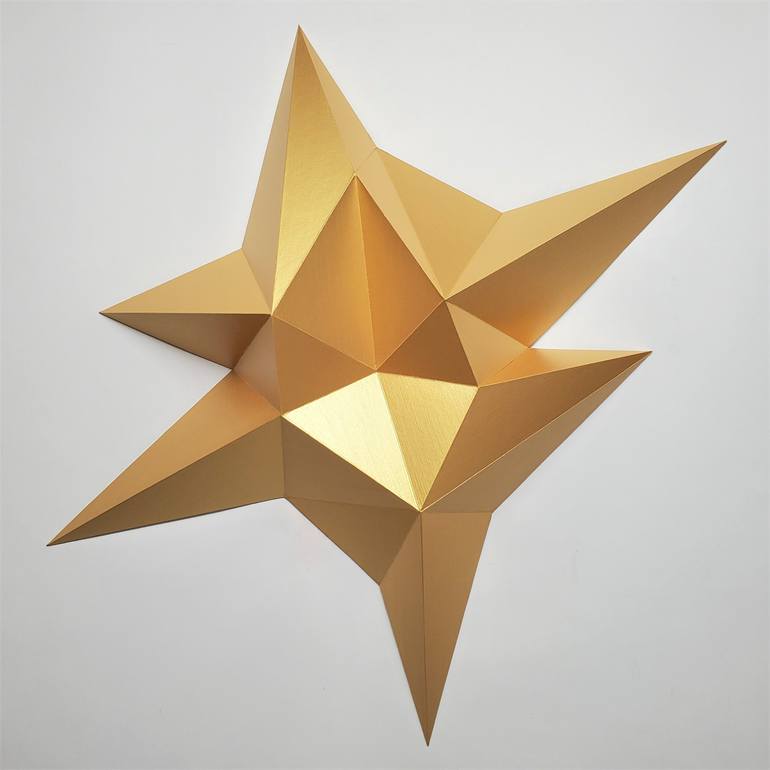 Original Abstract Geometric Sculpture by Sassoon Kosian