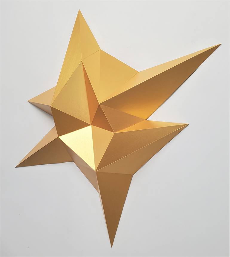 Original Abstract Geometric Sculpture by Sassoon Kosian