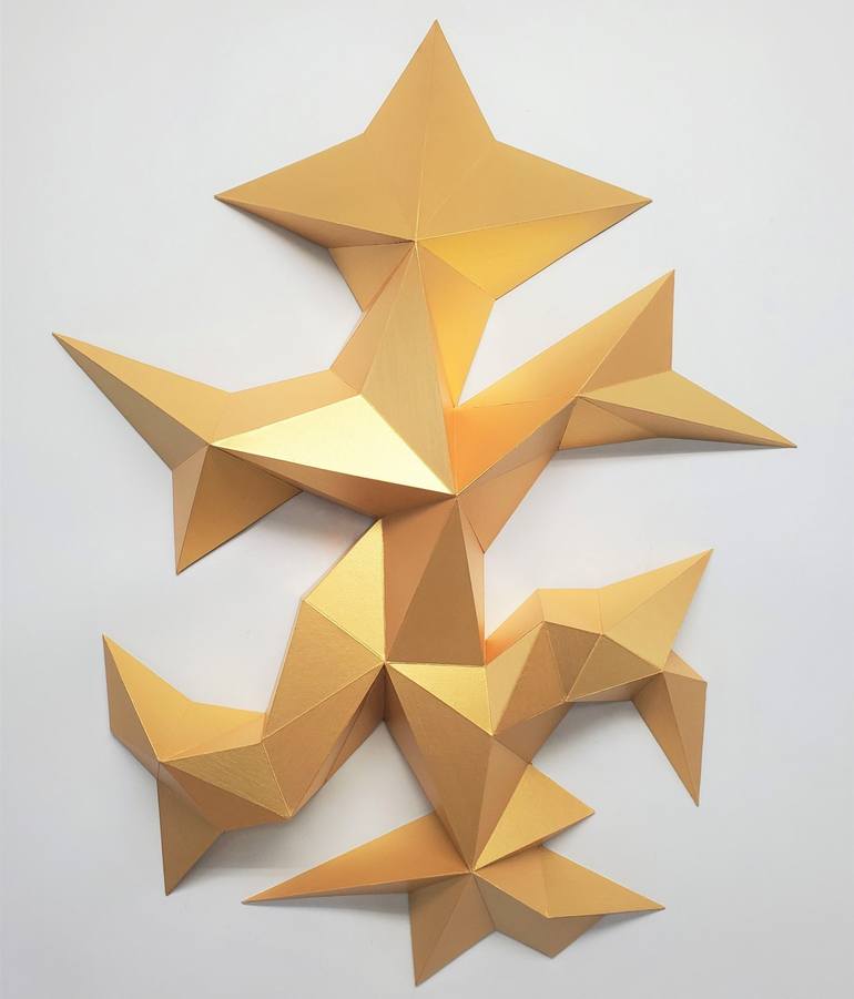 Original Geometric Sculpture by Sassoon Kosian