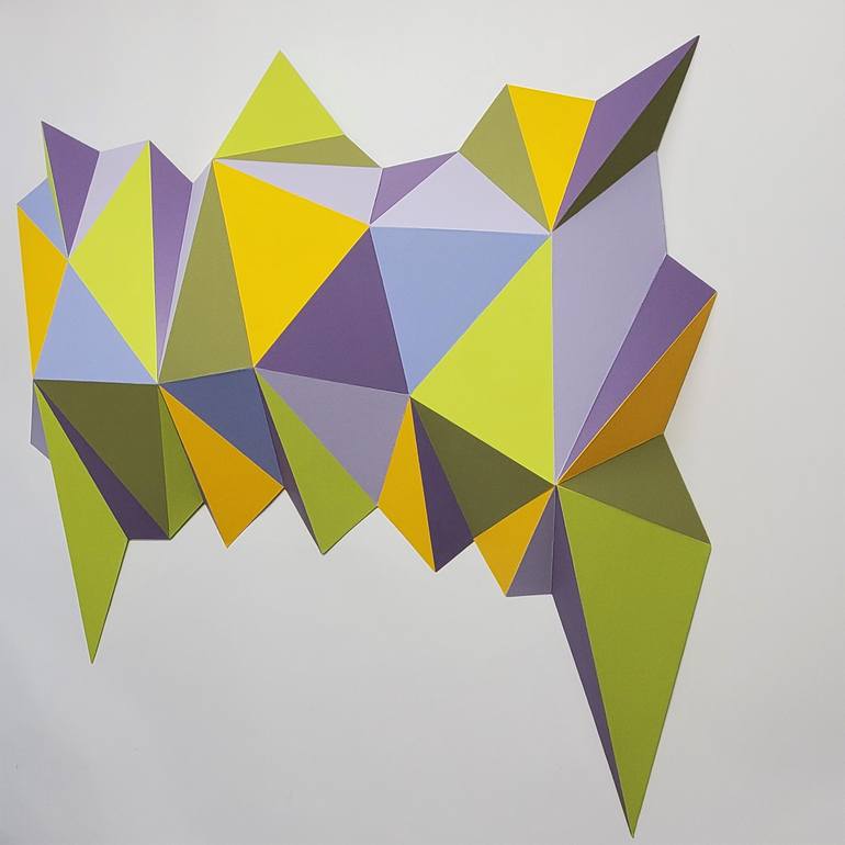 Original Abstract Geometric Sculpture by Sassoon Kosian