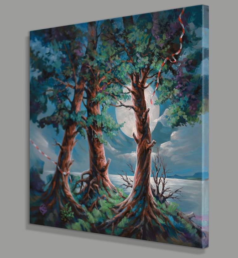 Original Figurative Seascape Painting by Lutz Gaede