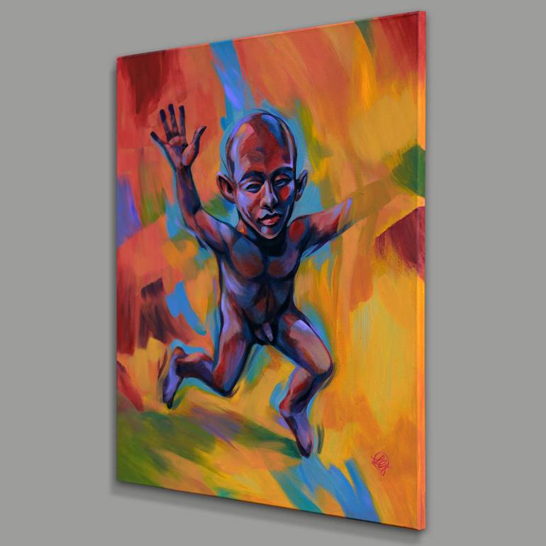 Original Figurative Body Painting by Lutz Gaede