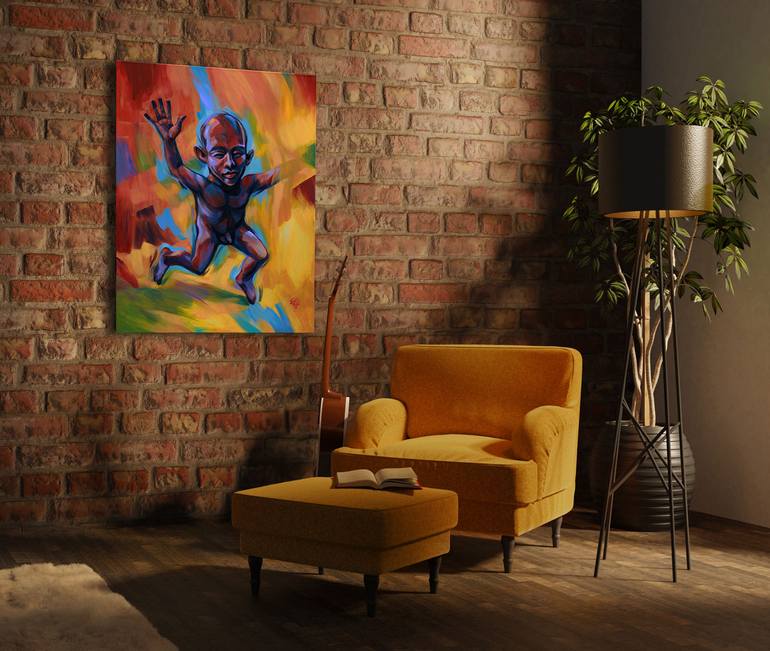 Original Figurative Body Painting by Lutz Gaede