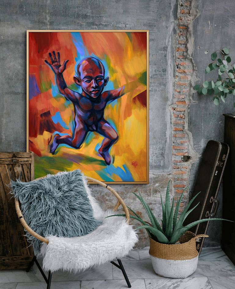 Original Figurative Body Painting by Lutz Gaede