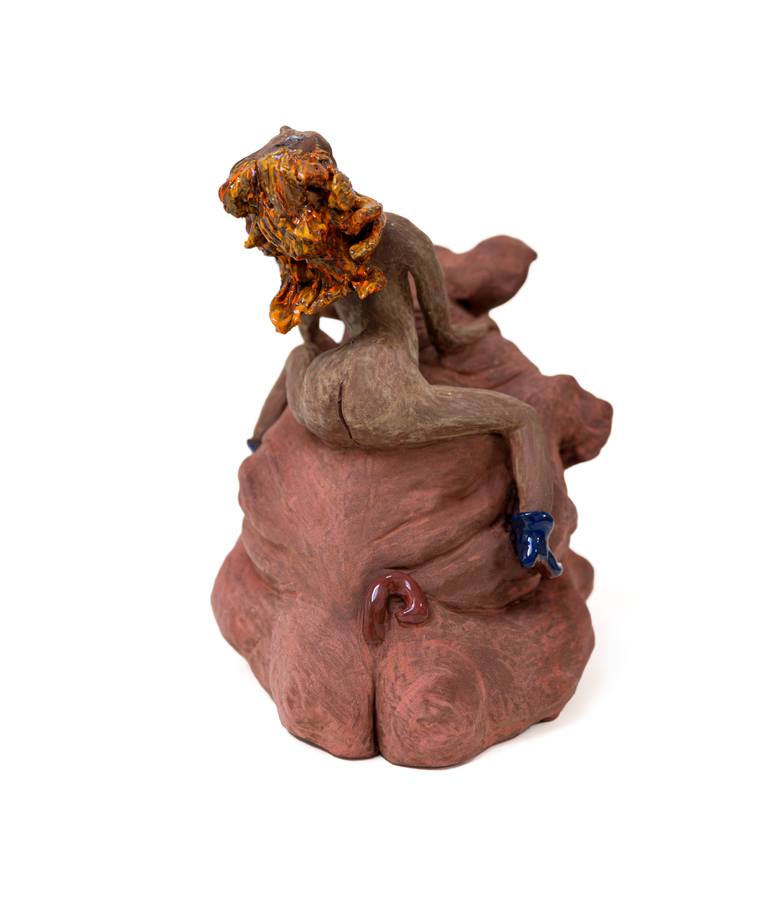 Original Expressionism Fantasy Sculpture by Elena Makarov