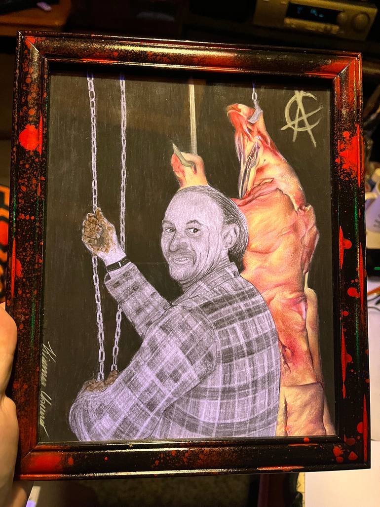 Original Realism People Drawing by Anthony Cotter