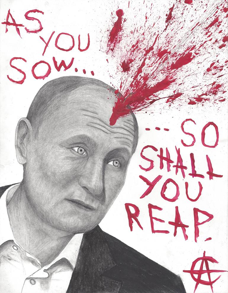 Original Portraiture Politics Mixed Media by Anthony Cotter