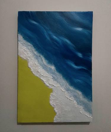 Original Color Field Painting Seascape Paintings by Aymen A