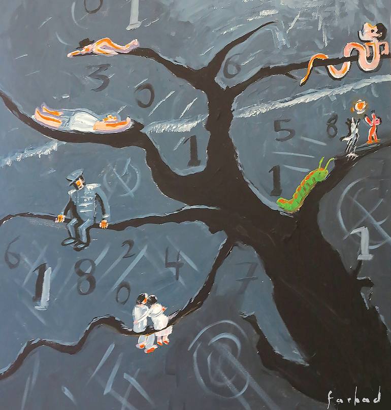 Original Surrealism Fantasy Paintings by Farhad Foroutanian