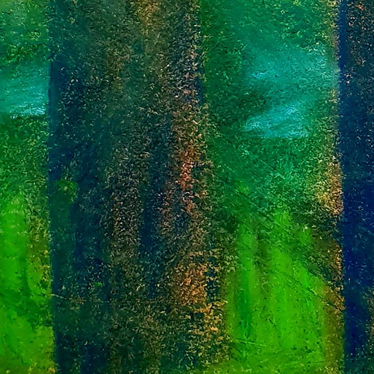 Original Abstract Expressionism Nature Painting by Farhad Foroutanian