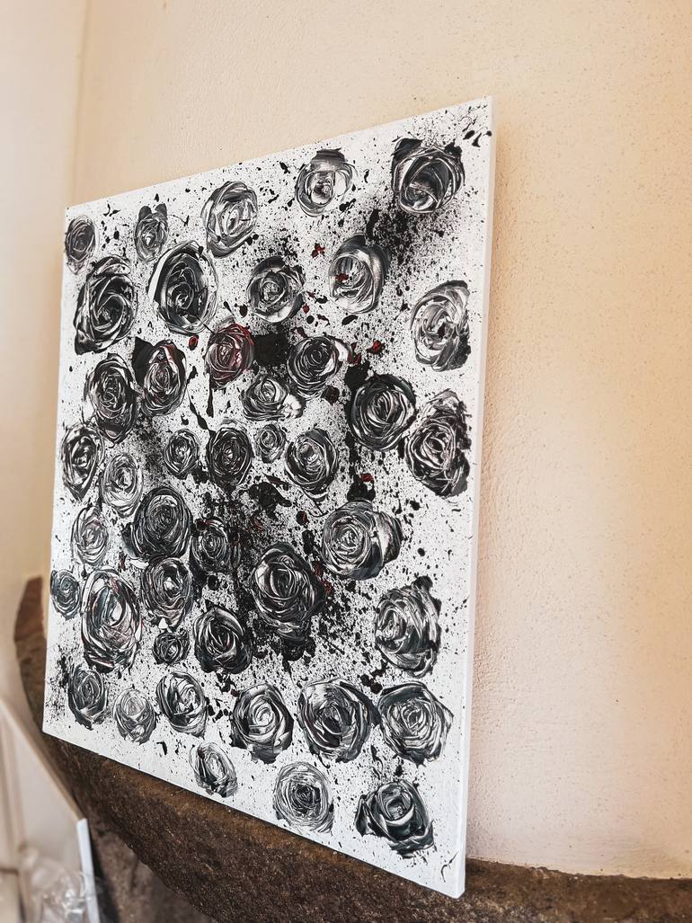 Original Abstract Expressionism Floral Painting by Maksim Gorshkov